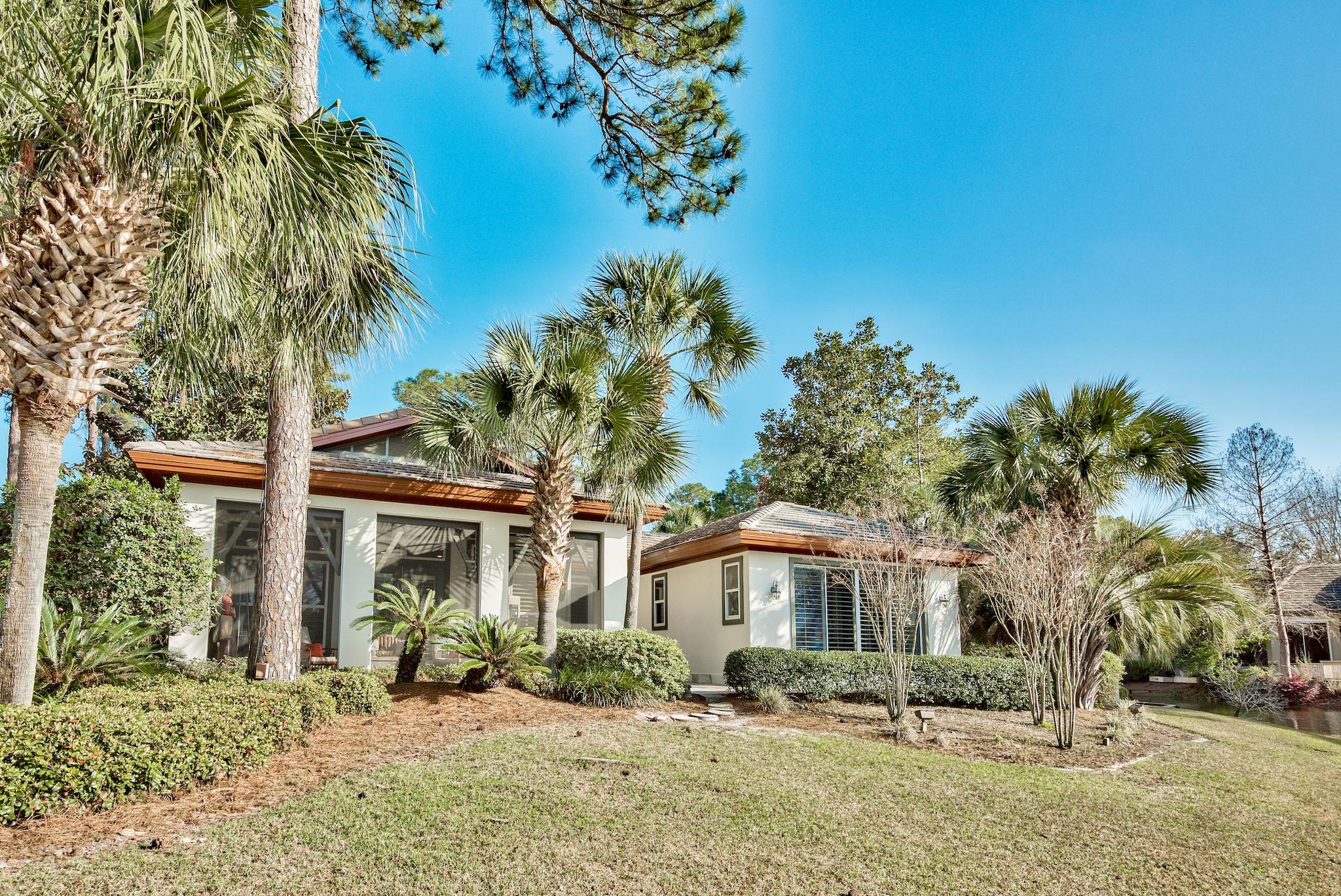 $100K PRICE REDUCTION, LOWEST PRICED HOME IN BURNT! PINENewly updated and other upgrades! This is an ideal home for the empty nester with two separate living spaces that include a guest wing or mother-in-law quarters! This 4BR/3.5BA home boasts a heated & lighted pool with regal lagoon finish & raised coping, a spacious luxury courtyard with lush landscaping, outdoor shower, lake views and privacy. The main house includes a spacious kitchen featuring French door entry, courtyard views and heated pool, granite countertops, built in ice maker, roll out storage, Dacor and brand new KitchenAide appliances including stainless double ovens, chef's 6 burner gas cook top, built-in stainless microwave, side-by-side refrigerator/freezer, and oversized granite island w/ ice maker.