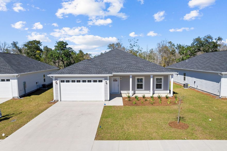 $10,000 toward closing costs & prepaids! Introducing a stunning new construction home in the highly desirable Riverwalk community! This coastal-inspired residence offers a spacious two-car garage, 1850 square feet of living space, and an open floor plan for seamless living. The kitchen features quartz countertops, white shaker cabinets, luxury vinyl plank flooring, and stainless steel appliances. With superior workmanship and an upgraded trim package, this home exudes quality and style. The exterior features fiber cement HardiePlank siding, a covered patio, and the option for a screened porch and fenced-in backyard. A sprinkler system is included for easy maintenance, and the garage comes finished and painted. Plus, the purchase price includes a 2-10 builders warranty. Living in Riverwalk provides access to a clubhouse, community pool, community dock, and a fitness facility. Additionally, the neighborhood is in close proximity to the growing city of Freeport, FL, and its local restaurants. Enjoy the convenience of nearby amenities while being just 15 minutes from the pristine beaches of 30A.

Don't miss outcontact us today to schedule a showing and embrace coastal living at its finest!