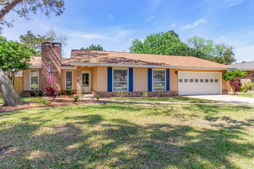 AVAILABLE JUNE 1ST! Welcome to your dream oasis in Bluewater Bay! Step into the charm of this 1970s beauty, now seamlessly blended with modern comfort and convenience. This updated ranch-style home offers a perfect blend of style, functionality, and relaxation. With a large, crystal blue pool, you will be the envy of the neighborhood!Nestled on a serene cul-de-sac, this home welcomes you with a fully privacy-fenced backyard, ensuring utmost tranquility and security for you, your family, and your beloved pets. The pool features a child/pet barrier for peace of mind while you play or entertain on the lush lawn. Bluewater Bay also has many additional outdoor activities including walking trails, a golf course, a marina with restaurant, tennis courts, pickleball courts and community pools;