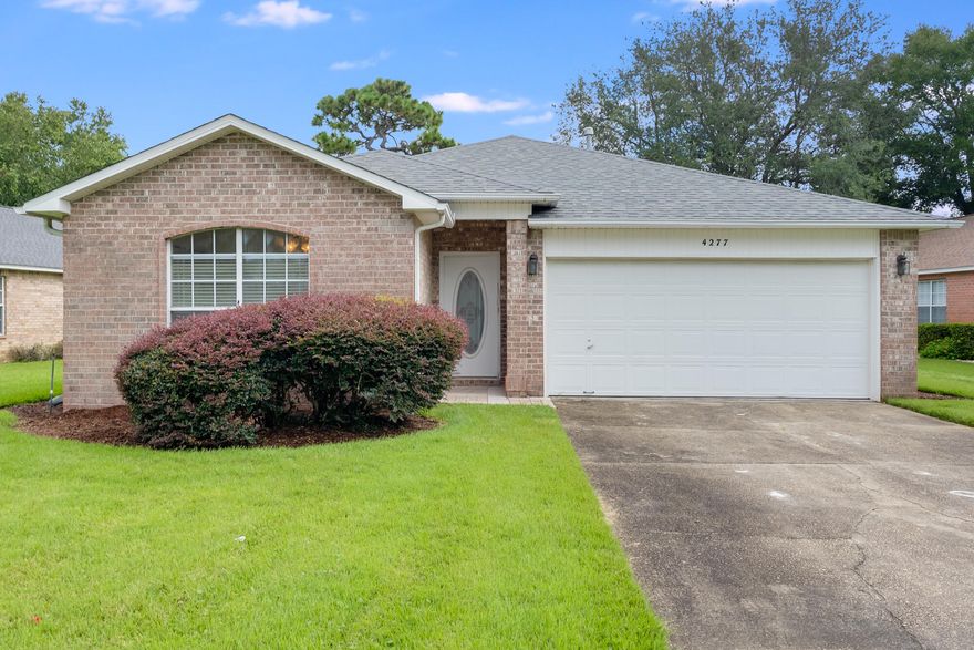 Designed for easy living, this all-brick home offers a welcoming layout, fresh updates, and the security of Niceville's gated Magnolia Plantation.An airy, open layout connects the kitchen featuring crowned cabinets, a center island, and walk-in pantry to a vaulted living area with a gas fireplace. From there, step into the heated/cooled Florida room or adjacent screened porch, both offering year-round enjoyment.Recent updates include fresh interior paint, new carpet, and professional deep cleaning, making this home truly move-in ready. Combining comfort and function, it's a rare find in one of Niceville's most sought-after communities.