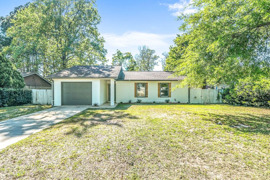 BACK ON MARKET AT NO FAULT OF SELLER!! Beautiful Niceville home in an Excellent location!! This home has been completely remodeled and what a transformation!! It features new Kitchen cabinets, granite countertops, stainless steel appliances, LVP floor throughout the whole home and a new garage door! Don't wait call today!