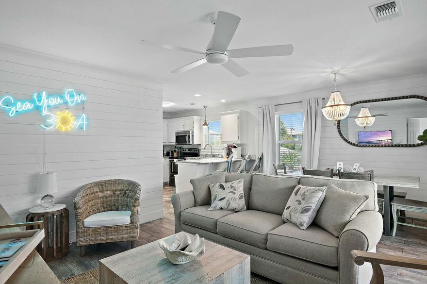 Step into your dream beach retreat with this charming 3-bedroom, 2-bath condo, perfectly positioned for ultimate relaxation and convenience. The spacious living area flows seamlessly into an updated kitchen, featuring modern appliances perfect for entertaining. Enjoy the Gulf breeze from your private balcony, where you can unwind while overlooking the sparkling pool.The master suite offers a peaceful escape, complete with an en-suite bath for added privacy and comfort. Two additional well-appointed bedrooms provide ample space for family or guests.Recently refreshed with brand-new interior decor, the condo exudes coastal charm with its calming color palette and beach-inspired artwork. Best of all, you're just steps away from the beach, where you can enjoy sun-soaked days, leisurely strolls, or breathtaking sunsets.
The building itself has been upgraded with new sliding glass doors, windows, Hardie board siding, a freshly redone balcony floor, and lush new landscaping. This turnkey unit is ready for immediate enjoymentsimply unpack and start living the beach life!
