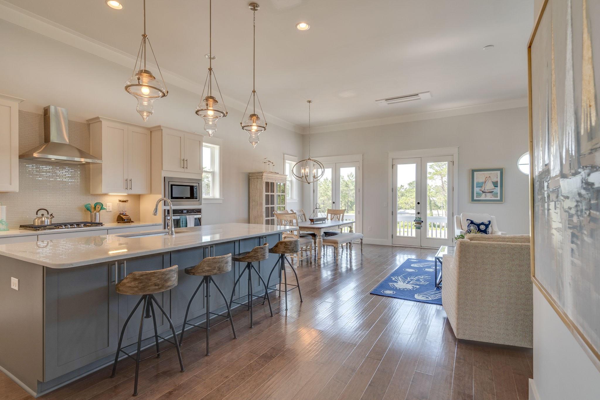 The Eden Rae Floorplan at The Ivy at Inlet Beach is a highly desirable and private neighborhood within close proximity to the best 30A and Panama City Beach have to offer! Best of all NO RENTAL RESTRICTIONS! ' Madison Plan' is a beautiful home that offers all of the exquisite architecture of 30A at an affordable price! This home is to be built and being offered semi-customizable with an open floor plan on the interior as well as an all white exterior finish to give this home a modern flare! Some of our standards are * 5' wood flooring in common spaces * painted shaker cabinets and gourmet kitchens.Whether you decide to use it as a secondary home or a rental investment, this home has endless potential! **This home is to be built.**