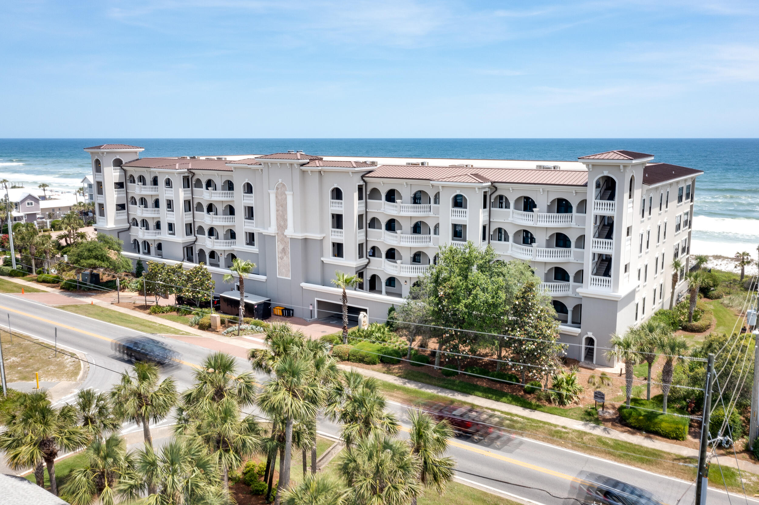 Welcome to 302 Villa Coyaba, a gorgeous 4BR/3BA, third floor condo residence that is being offered fully furnished, turn key. This 3rd floor, Gulf front unit would make a great vacation rental or family beach getaway. Designed to maximize functionality and appointed with nice furnishings this condominium offers an excellent income opportunity with over $115,000+ in gross revenue on the books for 2021. This third floor unit offers unobstructed Gulf views, exquisite decor, wood look plank & Travertine tile floors and unbelievable ambiance. The kitchen is state of the art and features custom wood cabinetry, high grade mill work, gas and stainless steel professional series appliances (Thermidor & Subzero)