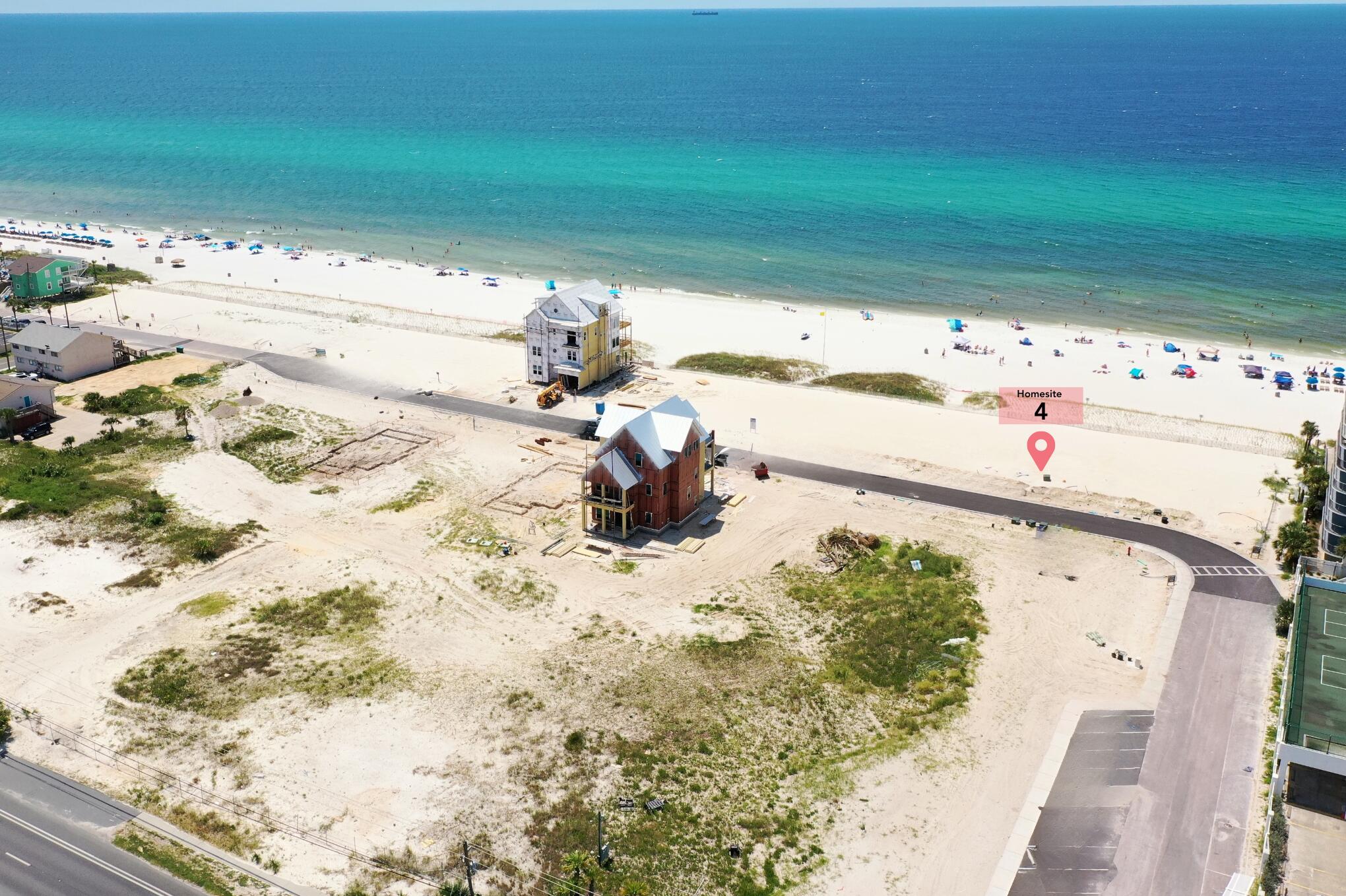 Emerging from the sugar white sands and idyllic turquoise hued waters of Panama City Beach resides the exclusive newly released Gulf front community of Hadley's Beach. Reigning on over four acres, the low density community encompasses a total of sixteen Gulf front homesites and ten first tier homesites. Homesite number four boasts 50' of Gulf frontage taking full advantage of the views stretching down the coastline and the famed Emerald Coast sunsets which provide a new palate of mesmerizing hues to admire each and every night. Architectural harmony is established and promoted through the carefully curated covenants and restrictions coupled with the inception of the community architectural review board. Notable community infrastructure includes underground utilities, community lighting, and sidewalks throughout.
Coined as one of the top two beaches in all of America, St Andrews State Park abuts to Thomas Drive and offers over 1,200 acres of forests, sand dunes covered with sea oats, fresh and saltwater marshes, a lagoon swimming area, fishing jetties, hiking trails, and nearly two miles of beach.
The community of Hadley's Beach is geographically poised near all of the world class dining and entertainment venues the Emerald Coast has to offer including Thomas Drive, Pier Park, and Scenic Highway 30A. The prime location, masterfully designed site plan, and impressive rental potential create a compelling opportunity for investors and full-time residents alike. Inquire today to learn more and start envisioning the coastal lifestyle you deserve.