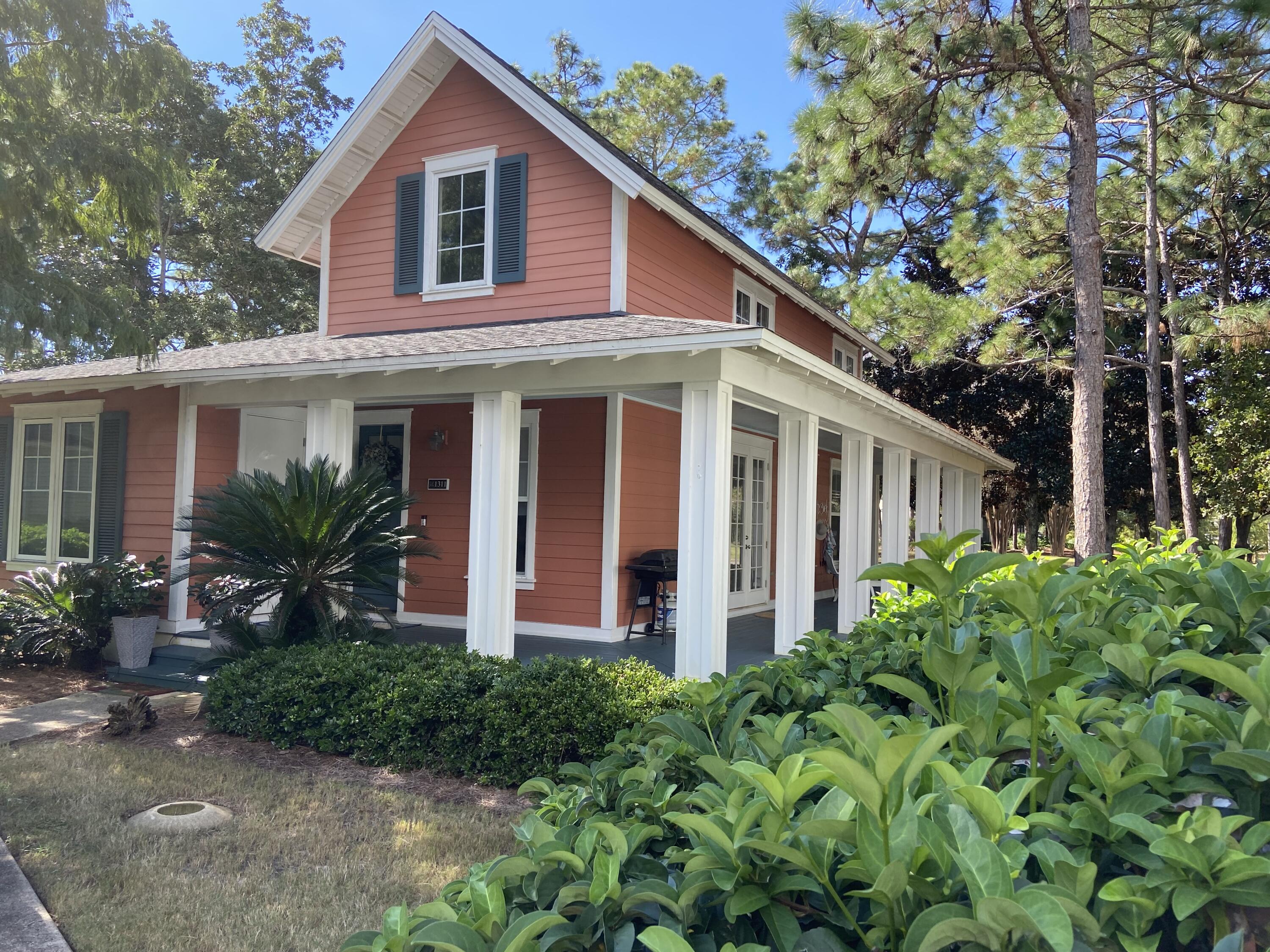 FABULOUS opportunity to own a home in the HIGHLY DESIRABLE neighborhood of Laurel Grove in Sandestin Golf and Beach Resort! Excellent short term rental income. Motivated Seller-This charming well maintained 2 bedroom 2 bath home offers high vaulted ceilings in the spacious main living area, and an abundance of natural light. BRAND NEW ROOF added 5/2022. Water Heater 10/21. Sold Furnished/ Golf cart included. The kitchen has stainless steel appliances which are GE and Fischer Paykel. The home has a wrap around porch that continues around the home on three sides which is a great area for entertaining your guests. It is just a short walk to the pool and fitness center. The driveway has ample parking for two cars.