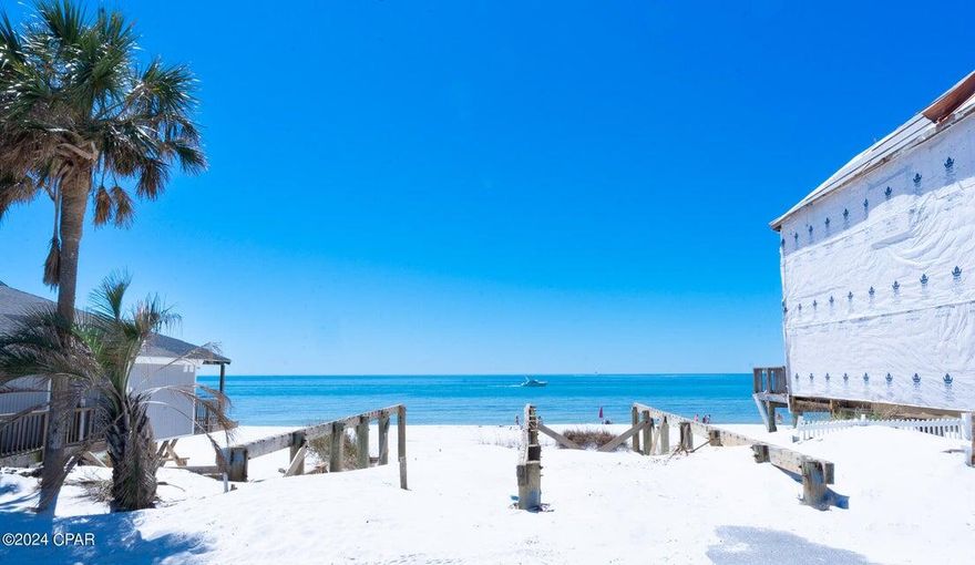 Gulf Front Paradise with Sturdy Pilings Welcome to your slice of paradise nestled along the pristine shores of the Gulf. This spectacular Gulf front lot boasts breathtaking panoramic views of azure waters and sugar-white sands, offering an unparalleled opportunity to build your dream coastal retreat. Perched upon sturdy pilings, this lot is primed and ready for the construction of your custom-designed beachfront home, providing not only mesmerizing vistas but also the peace of mind that comes with elevated coastal living. Key Features: Prime Location: Situated directly on the Gulf, this lot offers direct access to sandy beaches and sparkling waters, perfect for swimming, fishing, and beachcombing. Unobstructed Views: Enjoy unobstructed views of stunning sunsets and tranquil waves lapping against the shore, creating an idyllic backdrop for relaxation and rejuvenation. Endless Possibilities: With ample space and unparalleled location, the possibilities for designing your coastal oasis are endless. Whether you envision a luxurious beachfront estate or a cozy seaside cottage, this lot offers the canvas for bringing your vision to life. Don't miss this rare opportunity to own a piece of Gulf front paradise with the added security and convenience of pilings already in place. Embrace the coastal lifestyle and make your dreams a reality today!