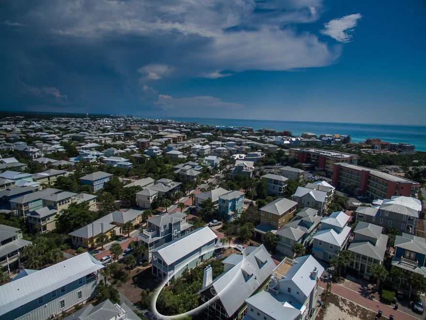 Great opportunity to own in Seacrest Beach-one of 30A's popular communities. Conveniently located just a few steps from a beach Tram pickup spot that takes your to the deeded beach access and backing up to a bike/walking trail, this lot is in a great location to build on. Seacrest Beach employs full time security and hosts a massive 12,000 square foot lagoon pool. This home location is within quick access to entertainment at Peddlers Pavilion, Ice Cream Shops, several excellent restaurant choices, and all that the communities of Alys Beach and Rosemary Beach offer. Located on a side street in the community, owners can build a large home with a bit more privacy than some others in the community-the bike trail easement behind home not only creates an additional buffer, but quick beach access
