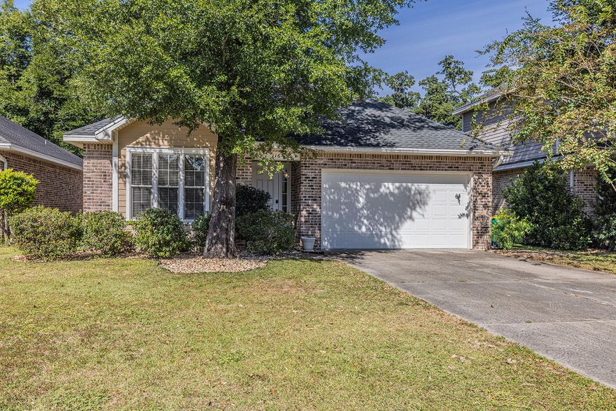 *Seller is open to allowing a VA-qualified buyer to assume their mortgage. Fixed interest rate of 3.375%.*  Gorgeous 3 bed / 2 bath BRICK home centrally located in the heart of Niceville!Delight in an open floor plan with an abundance of natural light, high ceilings, crown molding, and tile flooring.The kitchen showcases stainless steel appliances, granite countertops, gas range, espresso shaker-style cabinetry, and a breakfast bar. Spacious primary bedroom with en-suite bathroom boasts a walk-in closet, dual sink vanity w/ cultured marble countertop, and a walk-in shower. Large screened-in patio, and easy-to-maintain privacy fenced backyard. This home comes complete with a 2-car attached garage. Easy commute to local military bases, shopping, restaurants, top-rated schools, and the