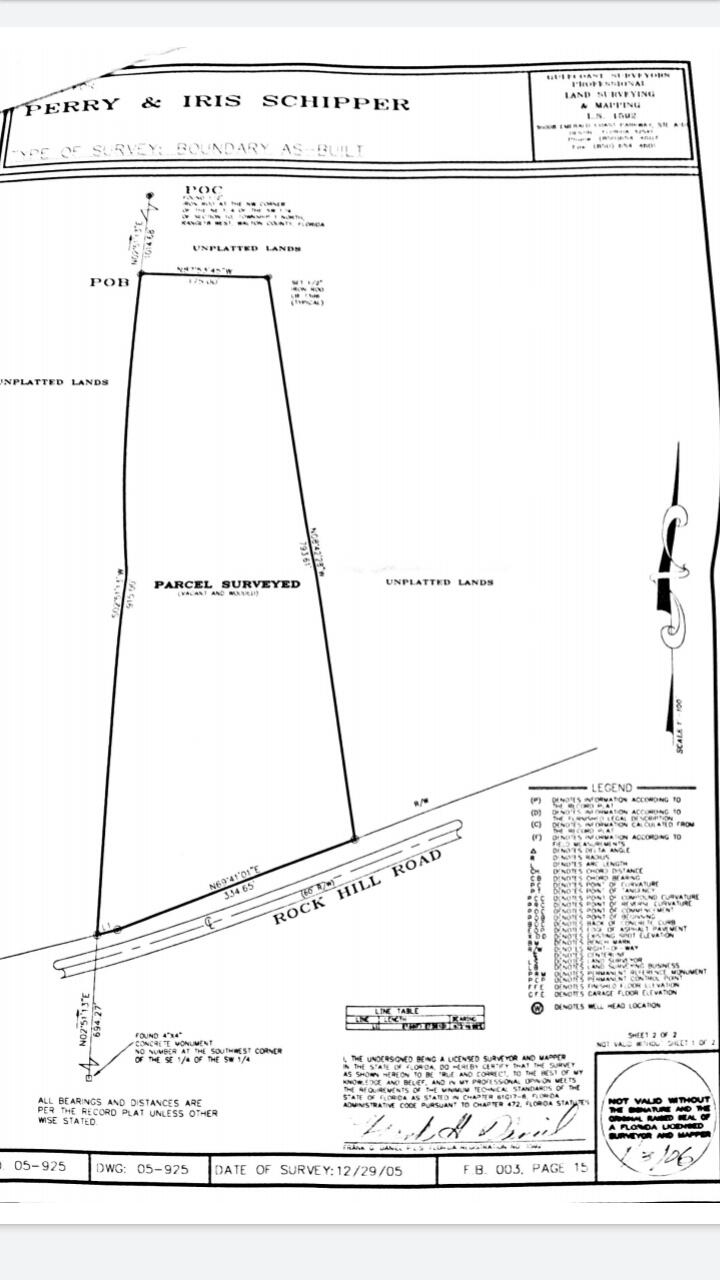 METES & BOUNDS - Land