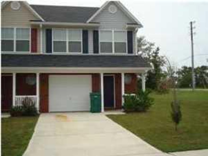 Move in ready end unit with huge private side yard. All the work has recently been done for you, all you need to do is move in and make it yours! New roof (2020), New AC (2019), New stainless steel appliances (2020). Luxury vinyl plank flooring and new carpet.  Also new hardware and fresh paint through out the home. The first floor features an open floor plan with a living/dining area that flows into the kitchen. The kitchen features a breakfast bar that overlooks the back patio. Retreat to the second floor and you will be welcomed by cathedral ceilings, 3 bedrooms plus an additional full bath and extra hall lien closet. The master suite features his and her closets.  For added convince you will also find the laundry room upstairs.  Book your private showing today!