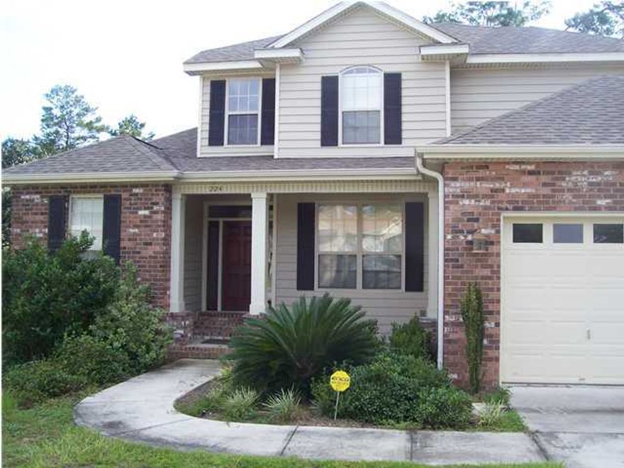 Beautiful home in sought after Rocky Bayou subdivision. This home has all the bells and whistles. Large master suite on 1st floor, 2 other bedrooms & full bath upstairs. Kitchen has upgraded appliances that include refrigerator, built in microwave, warm wood cabinets & granite counter tops. Breakfast bar area is open to the eating area. Upstairs has media room or office. Nice screened porch on back of the house overlooking the wooded back yard. 2 car garage with automatic garage door opener. large storage area under screened porch on back. Owner will consider dogs or female cats up to 50 pounds that are spayed or neutered with a $250 pet fee & a $250 refundable pet deposit. Reminder anyone 18 or over must fill out an application and be on the lease. Renters insurance required.