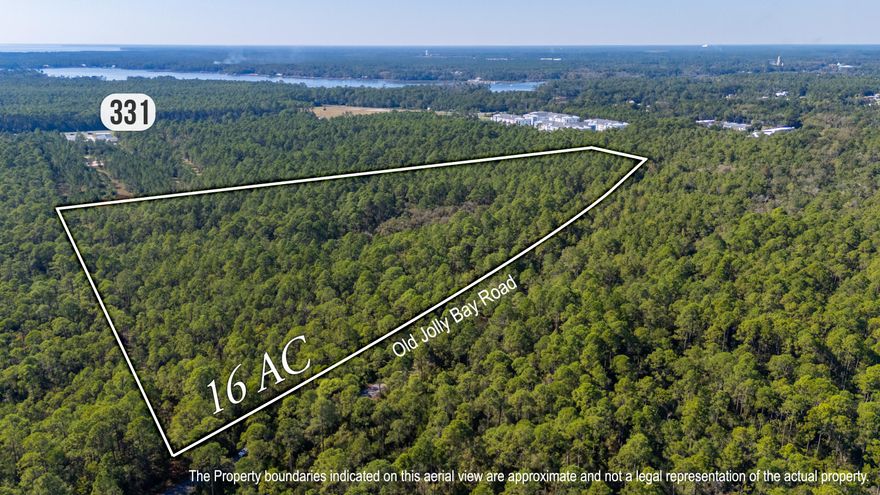 Development Opportunity! 16+/- Acres in Prime Location for future growth! Over 1485' of paved road frontage w/City Water & Sewer available. Old Jolly Bay Rd runs parallel to Hwy 331 South. Traffic signal at LaGrange Rd/Ramsey Rd & Hwy 331, New 300+ Apartments and New Resort RV Park planned at LaGrange Rd & 331. Old Jolly Bay Rd gives access to Co. Hwy 3280 to the South (Black Creek Rd) & north to the intersection at Publix & Businesses at Marquis Way. This tract has County Zoning Estate Residential. Ideal spot for Residential, Retail/Professional space, Flex/WH/Storage, etc. Adjoining Tract of 7.19 Acres is For Sale totaling 23.19 Ac w/1973' of frontage! Great location South of Hwy 20-close to town & Hwy98!  New Developments in progress with more planned for Freeport! Opportunity is here!