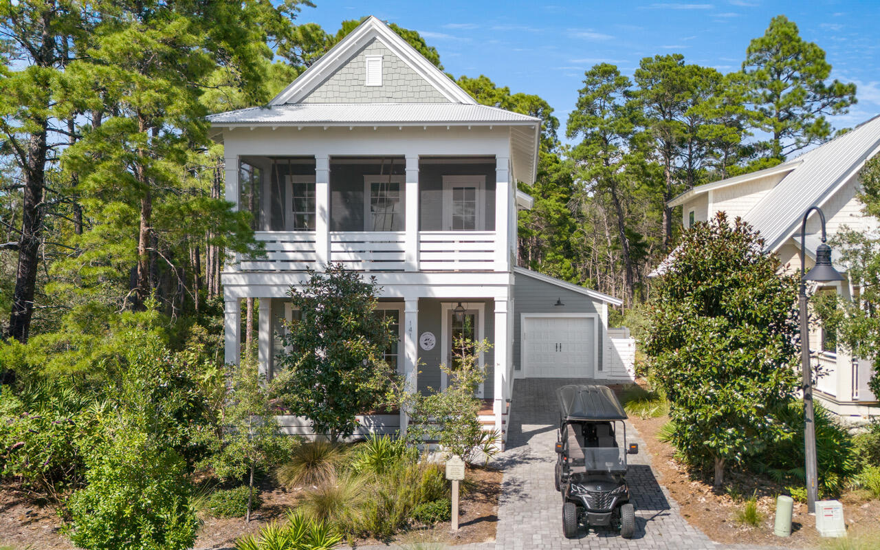 Beach Property for Sale - Luxury Real Estate on 30A, the ''Hamptons of the South'' Experience coastal luxury with this beautifully refinished, turn-key property in Lakeside at Blue Mountain Beach, a premier gated community along 30A. Known as the ''Hamptons of the South,'' 30A offers an exclusive blend of upscale living and stunning natural surroundings, and this home embodies it all. Set on a rare oversized lot that backs onto the serene Point Washington State Forest, this property provides an unmatched sense of privacy and tranquility. Located just a short walk from the sugar-white sands of Blue Mountain Beach and the scenic trails of Grayton Beach State Park, this home offers a true retreat yet maintains convenience. Creek Wood Haven comes fully furnished and has been recently repainted inside and out, including refreshed kitchen cabinets. This turn-key property includes a brand-new 2024 6-seater golf cart, ideal for cruising the neighborhood or heading out to nearby hotspots. Just a quick drive to Highway 98, this location offers easy access for avoiding the 30A traffic, making commuting a breeze. Enjoy the added perks of a community pool and the sought-after lifestyle that comes with 30A real estate. Discover luxury and convenience in this Blue Mountain Beach property today!