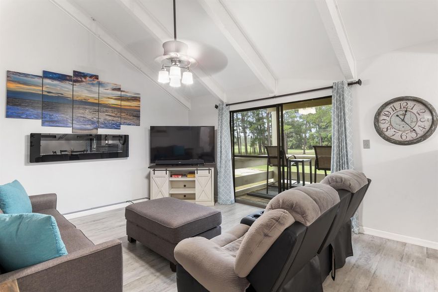 This beautifully renovated Villa is perfectly placed in Seascape Resort overlooking the golf course & only a short distance from the beach!Full renovation just completed in 2022 resulting in a welcoming upscale unit boasting granite counter tops, updated bathroom, new appliances & new in-unit washer & dryer. Hurricane-proof roof installed within the last two years.Seascape Resort has something to offer for everyone, including six clay tennis courts, pickleball courts, five pools (one heated), 18 hole golf course & beach access. Other amenities include 2000 ft of beach with full-service beach set-up, water-sports, activities & Whale's Tail Bar & Grill. Whether you're looking for a primary home, second home, or rental, this is the place for you! Buyer to verify all information