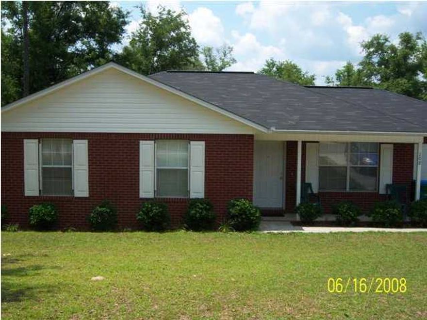 Located on QUIET cul de sac. 3 bedroom 2 bath. All brick exterior. One car garage. All electric.