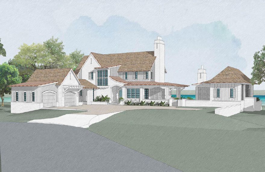 Discover your perfect slice of paradise on Indian Woman Road in Santa Rosa Beach. This exceptional .99-acre lot boasts 165 feet of stunning frontage on Choctawhatchee Bay, offering breathtaking views and serene sunrises and sunsets. This bayfront estate sized property is adorned with old oak trees & lush indigenous vegetation, creating an idyllic setting for your forever or a charming second home. The property comes w/ house plans by renowned architect Geoff Chick, allowing you to customize your dream home in this magnificent location. The proposed house plans incorporate an open inviting floor plan w/ sweeping views of the bay to be enjoyed from within or lounging poolside in your outdoor living area. This custom 4,290sf two-story future home includes four bedrooms, master on the main level, dream kitchen, study-office, walk-in closets and more with all the additional considerations made for a growing or extended family.  One of the unique advantages of this property is the absence of HOA restrictions, giving you the freedom to design and build your home exactly as envisioned. 

Currently, the lot features a character-filled concrete block cottage-style home built in 1978, with 4 bedrooms, 3 bathrooms and a breezeway leading to a separate efficiency apartment and a two-car garage with additional driveway parking. The cottage exudes charm.  Whether you choose to preserve the existing cottage's character or create a new architectural masterpiece, the possibilities are endless. 

Just moments away from the emerald waters and vibrant lifestyle of 30A, this waterfront lot offers unparalleled beauty and tranquility. Embrace the opportunity to own a piece of waterfront bliss and enjoy the magic of bayfront living on your estate sized property along the paradise of the Choctawhatchee Bay. Whether you're looking for a serene retreat or a vibrant coastal lifestyle, this property checks all the boxes!