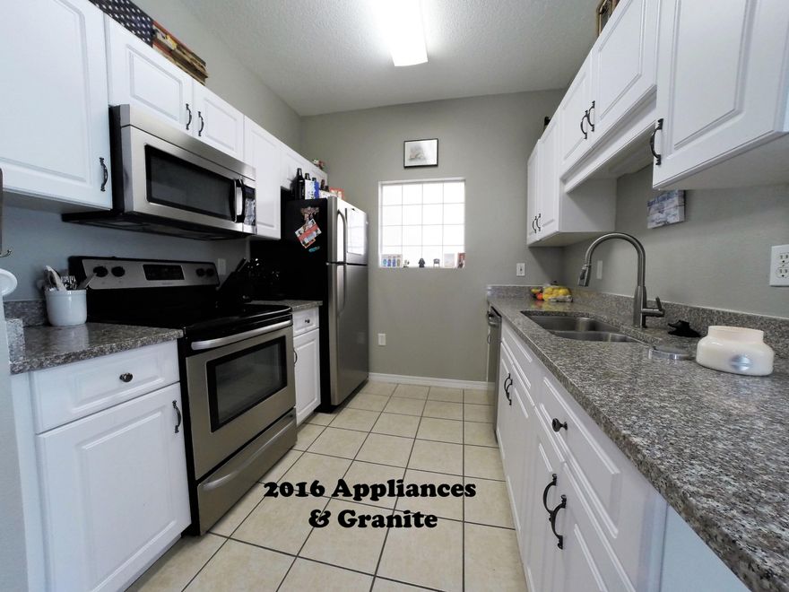 Incredible condo in the heart of Niceville! Renovated in 2016 - new flooring, new granite counters, new appliances, new HVAC unit, updated cabinets and hardware! NO CARPET makes this a low maintenance unit! Beautiful laminate hardwood flooring throughout the main living area, hallway and bedrooms. Master bedrooms is spacious with an en-suite master bath and a walk-in closet. There is another spacious bedroom and another updated bath - granite in both baths. Family room is vaulted and there is plenty of room for your furniture & entertaining equipment. The kitchen is very efficient and bright. There is a dining area and pantry. The condo has its own washer and dryer in the unit - no lugging laundry baskets to a community laundry room! Pool is great in the summer! Niceville A+ schools!