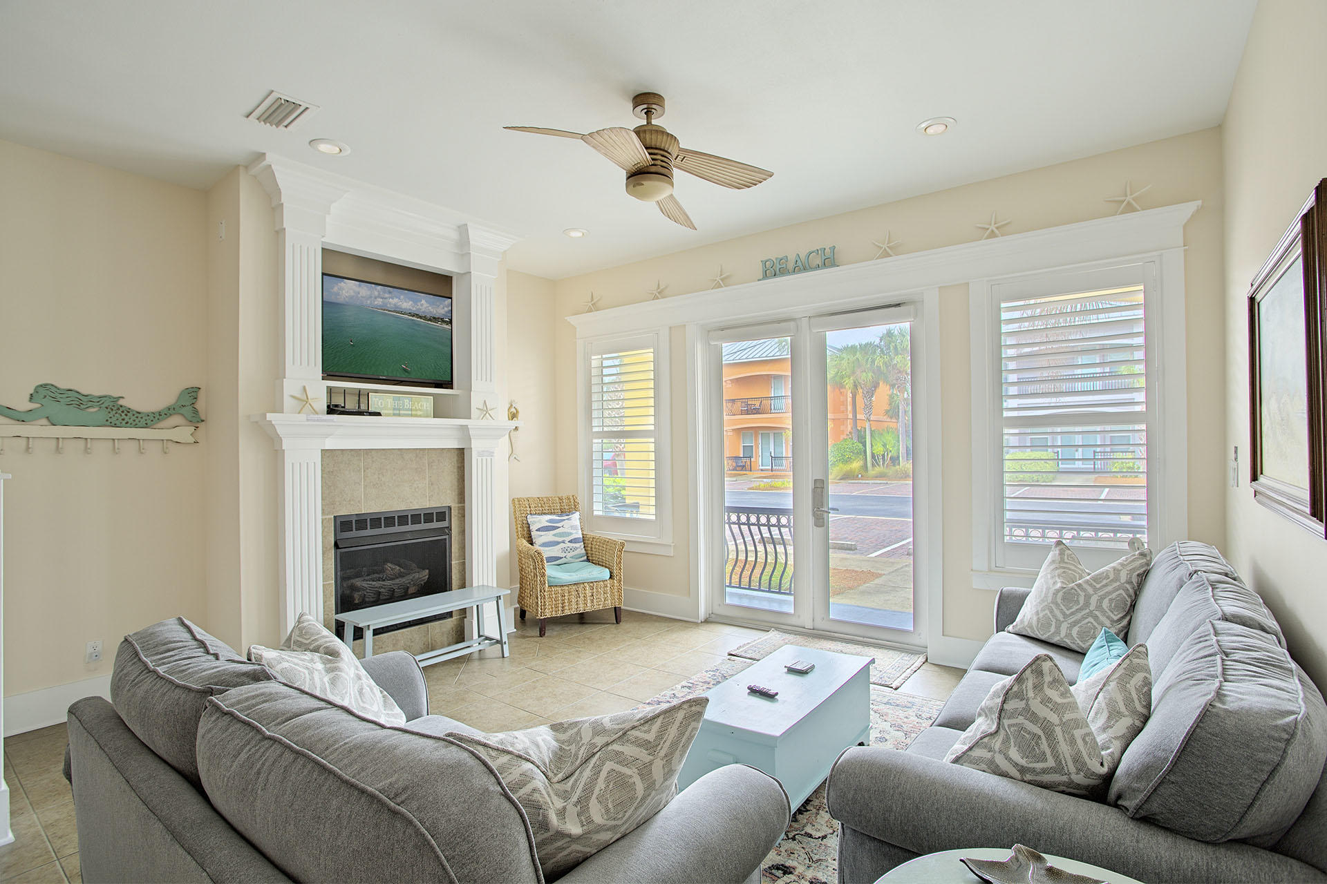 (accapted offer with kick out clause)This stunning home offers 3 bedrooms with an additional 3rd floor bunk room located in the gated community of Miramar Beach Villas with private deeded beach access. Great open-concept floor plan with a king guest bedroom and bath on the main level, along with the kitchen, living room and dining room. There is a private patio off the dining area...perfect for a morning cup of coffee or relax after a day at the beach. The 2nd floor has the LARGE master suite with a spacious walk-in closet and spa inspired bathroom. There is a wonderful, custom designed bunk room for the kids along with another queen guest bedroom with an en-suite bath. The laundry room is conveniently located on the 2nd floor.Owners have taken exceptional care of this property.