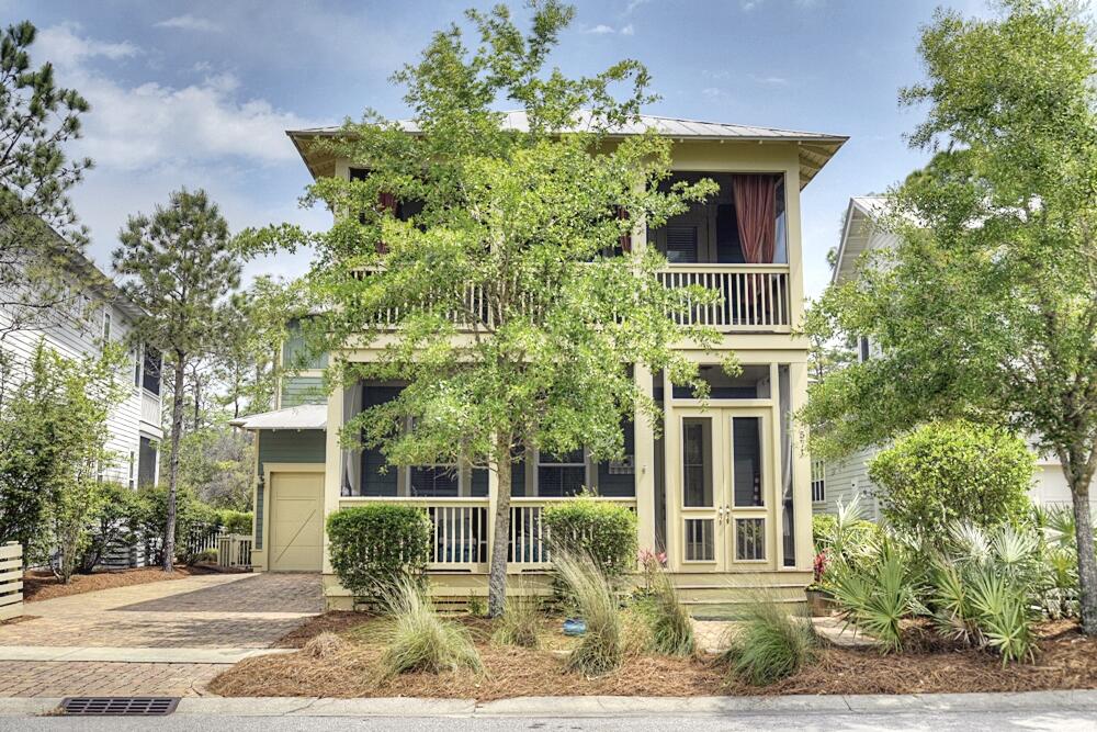 Back On Market at No Fault of Sellers.571 Sandgrass Blvd will comfortably accommodate a pool for you and all guests. The yard currently features a natural gas firepit and large patio for outdoor enjoyment. This lovely, 4 bedroom, 4 bathroom, 2537 sq/ft never rented beach home backs up to Point Washington State Forest and offers lots of privacy in the large back yard. This home also faces green space, adding to the feeling of privacy and serenity.Enjoy outdoor living on one of the 4 screened porches. Take your coffee in the morning on the front screened porch where you can hear the waves gently breaking on the beach. Wind down in the evening on the back screened porch and enjoy the sounds of the frogs celebrating the end of another perfect day in paradise.