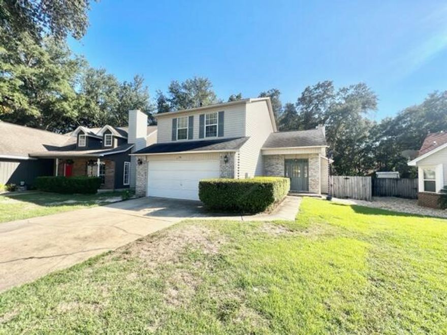 Available November 8!This beautiful house has a spacious living experience with its 3 bedrooms & 2.5 baths! As you step inside, you'll be greeted by the elegance of hardwood floors that flow throughout the home, creating a warm and timeless ambiance. The living room boasts a cathedral ceiling, providing an open and airy atmosphere perfect for relaxation and entertaining. Imagine cozy evenings spent by the wood-burning fireplace, creating lasting memories! The kitchen features a convenient pantry and a charming breakfast nook, where you can enjoy your morning coffee