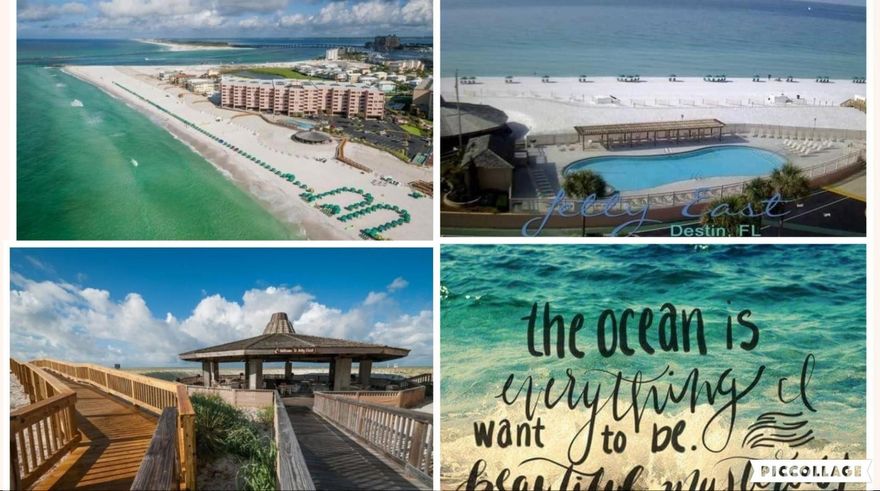 GROSS RENTAL INCOME 2019 $84,226; 2018 $76,675; Projected 2020 $40,000 5/1/20. This 3 bedroom Duplex has 2 bedrooms 2 baths on one side and 1 bedroom 1 bath on the other side. Each unit has a complete updated kitchen with stainless appliances & granite counter tops, washer/dryer and is beautifully decorated. See the pictures! You have 2 separate units but only one maintenance fee. This West end unit is perfectly situated on the South end of the building with views of the Gulf's Emerald water for miles. New Storm Doors and windows. If you are an Investor Buyer, this one can't be overlooked. Best Location in Destin nearly 800 feet of beachfront. Pool, Pavilion, Hot tub, Tennis Courts & all right on the Gulf of Mexico. It's a gated community with 24 hour security. Come BUY Today!