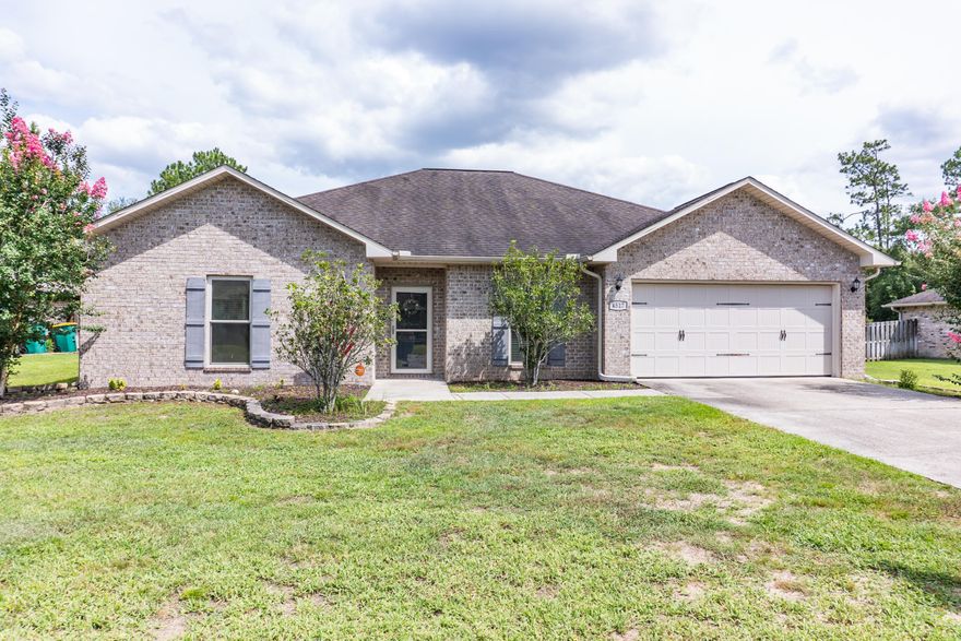 Available 8/11/25! AS SOUTH CRESTVIEW AS YOU CAN GET! Beautiful 4 bedroom/3 bath home with a short distance Duke Field & Eglin AFB. Spacious living room, Gourmet GORGEOUS kitchen with granite countertops, stainless steel appliances, CUSTOM Island, pantry, tiled floors, with plenty of cabinet & countertop space. Dining area has large windows for viewing backyard.  Double doors leading to the spacious master bedroom. master bathroom has separate shower & garden tub. The fourth bedroom has a full bathroom, connected to the laundry area. Flat level backyard perfect for entertaining. Washer and dryer As-IS. Pets are allowed with owner approval. No smoking or vaping inside home. www.rentgoodlife.com