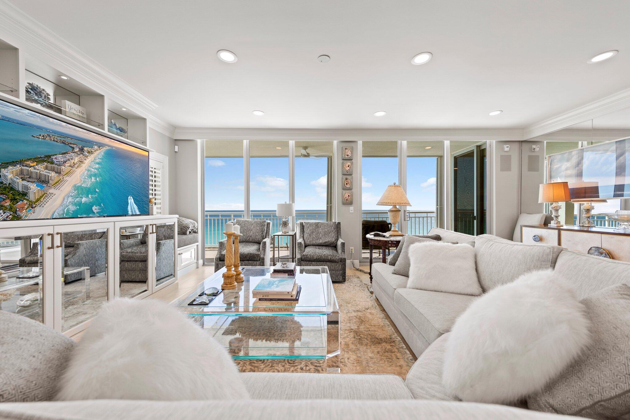 Absolutely incredible total renovation of this gorgeous, large 8th floor non-rental corner unit with an extensive wrap around balcony offering spectacular never-ending views of the Emerald Green Waters of the Gulf of Mexico! Click on the photos to discover the Outstanding Quality, Open Concept Layout, Abundant 'High End' Finishes, and Beautiful Furnishings this Luxurious Condo has to offer. With too many upgrades and special features to mention in this write-up, your agent will be provided with a complete overview to share with you. With its great Beach Front location and 24-hour security the Tides of Destin is putting the finishing touches on a 7.2 million renovation with the seller having already paid their portion. So don't delay- see it today, buy it and love it forever!