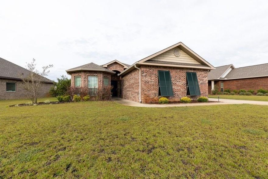 Beautiful, all brick house for sale in the desired neighborhood of Driftwood Estates.Priced to sell! Upgrades galore!! Plantation shutters throughout the home. Porcelain Slate tile was added in main living areas, laundry room and 2 bedrooms. Master and 2nd bedroom have upgraded berber carpet.Master bathroom with large soaking tub and separate walk in shower with frameless glass shower doors. Huge Master Artisan Custom Wood Closet with many shoe cubbies and drawers. Whole house has been repainted in nice Caribbean neutral colors. Custom built glass enclosed sunroom with french doors was added with a brick floor, two large windows that slide open and sliding glass doors leading outside to the back yard.