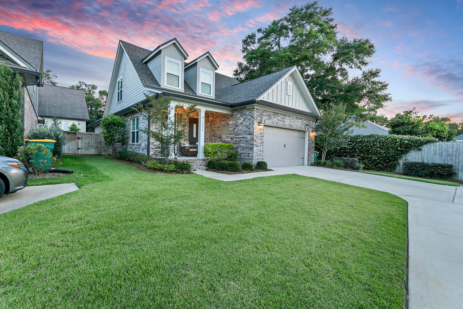 A Randy Wise neighborhood with exceptional mature oak trees throughout and nestled in the back is this two story craftsman with 4 bedrooms and FLEX room! Large open foyer leads into a light and airy family room which opens to a gorgeous kitchen and dining room area. The kitchen has a large working island, oversized pantry, soft close drawers, stainless appliances to include convection oven and microwave hood. The back door leads to a beautiful privacy fenced back yard with a custom paver patio, summer kitchen, pergola and firepit! This home is better than new as the homeowners have taken immaculate care of it and added an abundance of useable space in the backyard. The large master bedroom and en-suite are located downstairs with beautiful walk-in tile shower and oversized closet space. There is an additional nicely sized bedroom downstairs.
Upstairs are 2 bedrooms with ample natural lighting and full bathroom. There is a wonderful FLEX space for an office, playroom, workout space or home school area upstairs too!
You will love the friendly neighborhood not far from shopping, dining and an easy commute to the military bases.
