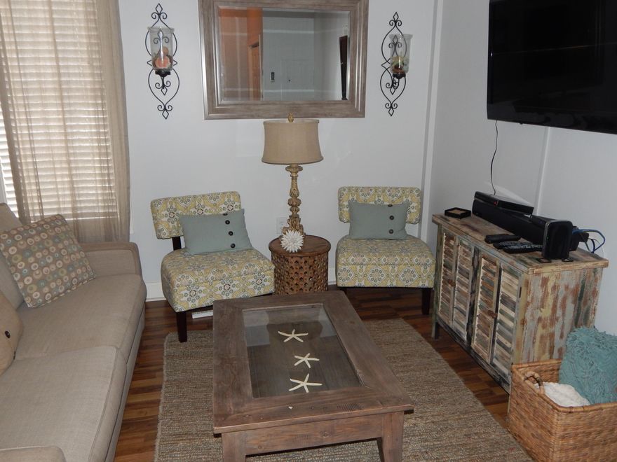 Darling, top floor, studio condo at the Village of South Walton - updated flooring and furnishings. This is a perfect escape to the beach and will comfortably accommodate 2-4 people as a vacation rental or just a second home. In 2015, the rental revenue was just over $27,000. Ideally located in walking distance to the shops and restaurants in the Village of South Walton and the shops and restaurants in Rosemary Beach. You can walk to the beach or take the tram that runs seasonally. You also have easy access to the bike path on 30A, making all the community has to offer accessible! The condos at the Village of South Walton have their own pool. Great price for a slice of the beach!