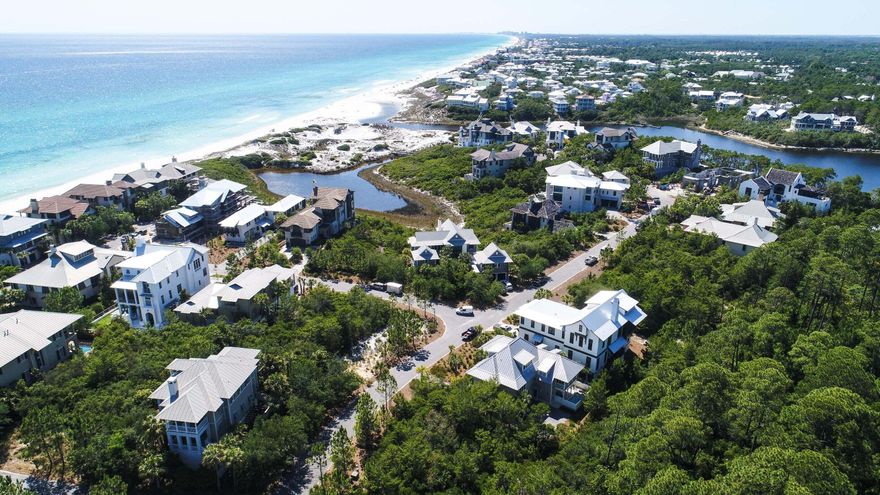 This peaceful and private homesite is located on the Nature Preserve on the West side of The Retreat and will accommodate an architecturally designed home anywhere from 2,500 - 6,000 square feet. The Retreat is a truly spectacular Beach front community situated on 90 Acres South of 30A in Blue Mountain Beach. To the North is Nature Preserve, to the east is a low rise condominium to the south of course is the Gulf of Mexico with 1,000 feet of Beach Preserve and to the west is Draper Lake.