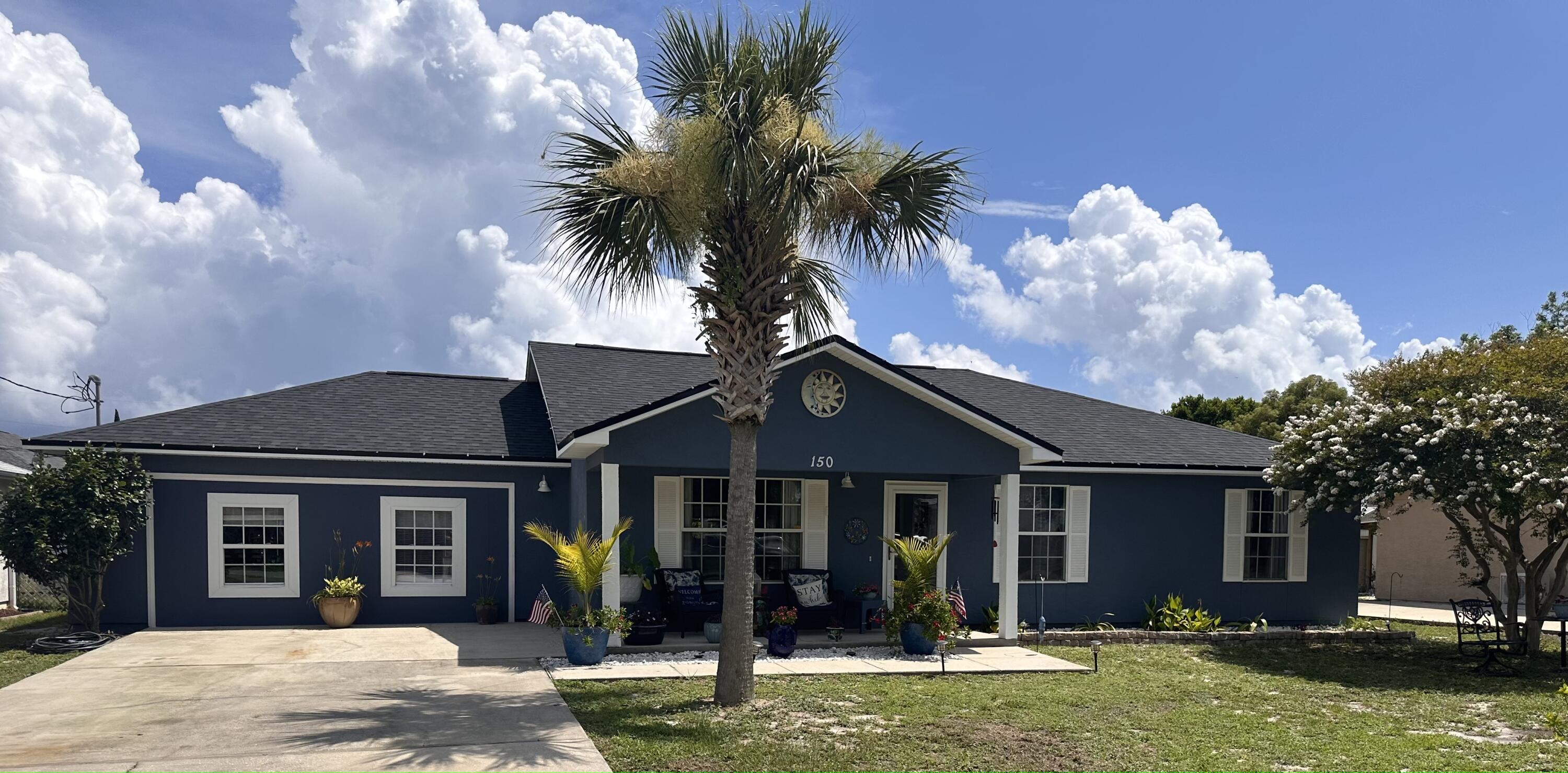 'CURRENTLY UNDER CONTRACT, SELLER WILL CONSIDER BACKUP OFFERS' Welcome to your perfect family oasis, future retirement home or beach getaway in this meticulously maintained 1,870 sq ft single-story home. Located on the desirable west end of Panama City Beach. With 3 bedrooms and 2 baths, this open-floor plan residence is designed for seamless gatherings with loved ones, family and friends.Step inside and discover the heart of the home: a spacious living room and kitchen area with double doors leading to an expansive BONUS ROOM, currently utilized as a man cave and office space. Could easily be converted to a 4TH BEDROOM! The backyard beckons with its ample space for children to play, pets to run, gardening or even potential to add a po
