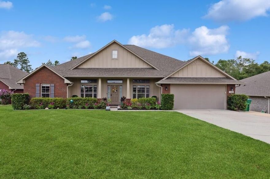 Upon entering this beautiful home, you are greeted by the inviting foyer. On the right hand side you see the beautiful, formal dining room and on the left-hand side you have a large office that could also be a beautiful playroom. This home is a split floor plan with the main bedroom on one side and the additional bedrooms on the other side of the home. This home has beautiful granite countertops in the kitchen. It has a huge bonus room that overlooks a serene outdoor living space with an enclosed salt water pool. This home will be coming with a 13 month home warranty. Seller will also contribute some closing costs with a full price offer.  Schedule your showing today with your favorite realtor to see this meticulously kept pool home.