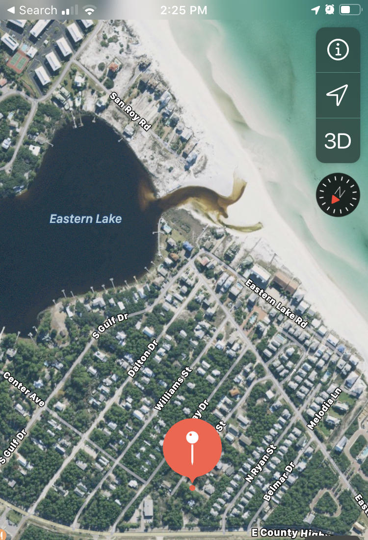 Small home site tucked away on Brown Street, conveniently close to the beach/lake access.