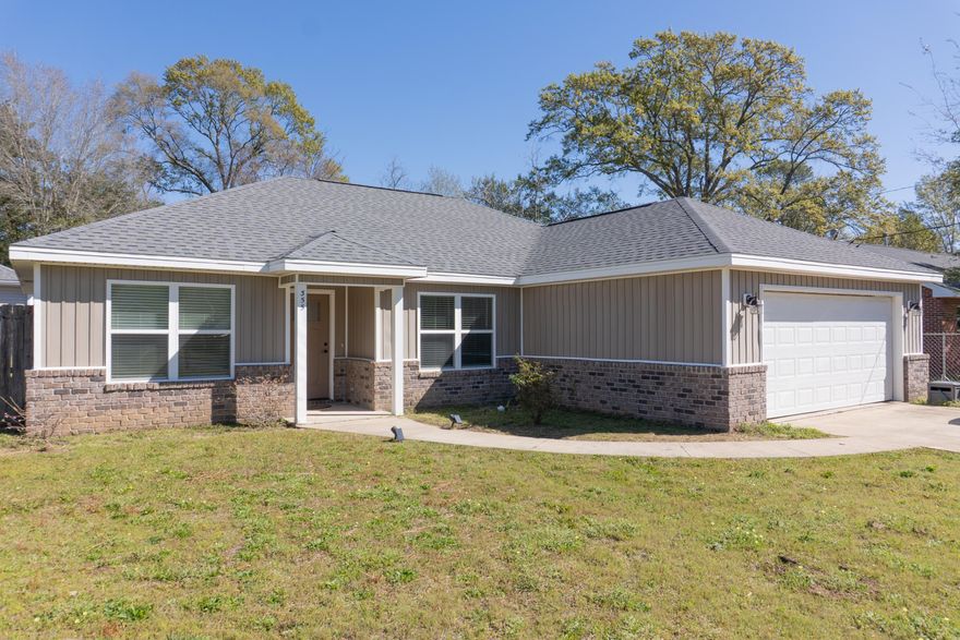 Available 4/1/2025! This 4/2 home is centrally located in Crestview. A thirty minute commute to Eglin AFB and forty-five minutes to Hurlburt Field. Step into the large open concept living room, dining area and kitchen. The kitchen features stainless steel appliances, granite countertops and soft-close cabinets and drawers. The master suite features a tray ceiling in the bedroom and double vanity, garden tub and separate shower in the master bath. Three additional bedrooms offer plenty of space, whether for guests or office space. Walk through the French doors to your fenced back yard, complete with a concrete patio perfect for entertaining. No Pets and no smoking. Applications are done online at www.rentgoodlife.com