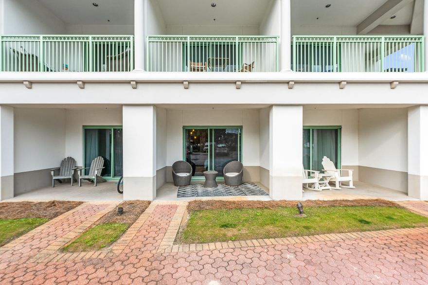 This beautiful and luxurious condo is in the highly sought-after Inn at Seacrest! Tastefully remodeled and designed in 2020 this beach getaway has been freshly painted and adorned with custom shiplap walls, furniture and fixtures. This first level unit is steps away from the beach and a hop away from the pool. Fine dining, entertainment and sightseeing within arm's reach make this condo an absolutely superior property on the beach. Rosemary Beach is the perfect family getaway with pristine beaches, walking and biking paths, and a farmer's market on the weekend. Plenty of shops and restaurants offer entertainment for everyone.