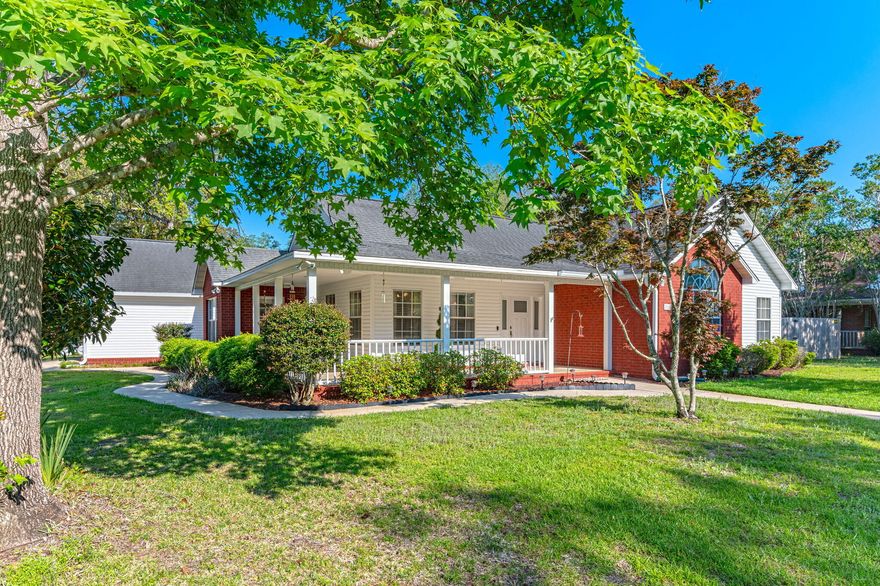 It's a REALTORS® dream to be able to bring a home this wonderful to the market. This beautiful home will make it's new owner's dreams come true, and proud to have friends and family to join them as they make memories for years to come. It's hard to decide where to start to detail the many attributes this home offers. I'll jump right in with the sparkling swimming pool. In 2021 this awesome pool was updated with a new liner, pool deck coating and sidewalk, new screens and doors on the pool enclosure, and pavers around the enclosure. A Sunblazer Pool heater & cooling system, cleaning robot. WHAT THE...!? Yes, you read that right. This pool is HEATED & COOLED! Enjoy swimming year round. When July and August roll around and everyone's pool feels like bathwater, you'll be refreshed in your coo l pool. Pun Intended. Now lets talk about other new items this home offers. Jan 2021 a new Broan HVAC system with UV light air purifier. New LVP flooring in the living room, master bedroom, kitchen, breakfast area and laundry room. Sprinkler system and pump in Jan. 2023. New front door and sidelights in Dec. 2023. Counter Depth Fridge in 2023. Kitchen Aide Dishwasher in Feb 2022. Whirlpool fridge in garage in June 2022. Wood fence in 2022. For your internet needs this home has FIBER. Now let's talk the interior of this spectacular home. You'll clearly see with the photos and the 3D Tour the beauty, spaciousness, layout, and just how well this home has been taken care of. The charming wrap around porch just brings people together and makes for relaxing evenings. Just get some rocking chairs and live the life. The large tiled entry is adjacent to the formal dining room. Beautiful window treatments throughout convey. A spacious living room with a vaulted ceiling and wood burning fireplace that looks onto the covered patio and pool deck. The 2 additional bedrooms and hall bath are just off the right of the foyer. The kitchen and breakfast area look onto the living room.  The master bedroom also features a vaulted ceiling, with a large walk-in closet, and a gorgeous newly renovated master bathroom with long double vanity, a beautiful glass enclosed shower that includes a seat, shower head and handheld shower wand. The lovely kitchen with classic white cabinets and dark granite counters features newer stainless appliances and bar areas for eating or entertaining. And this home features a formal dining room and a eat in breakfast area. Adjacent to the kitchen is the large laundry room. The heat pump water heater actually cools down the laundry room while it heats your water. Amazing! The side porch and entrance to the double car garage  includes another fridge. The attic space is huge and you can even stand up inside. Great storage space. This neighborhood is wonderful and peaceful. This home sits adjacent to some waterfront homes, and during certain times of the year you'll even have a very nice water view from your Southern style wrap around porch. East River boat ramp is just 5 minutes away. And if you do have a boat or even an RV, there's plenty of room to park next to your driveway on the side yard outside the fence. This is a house you must see. Don't hesitate, for this is quite possibly your dream home.  Visit website at https://listings.jbeardgraphics.com/sites/yrevlem/unbranded#InteractiveContent