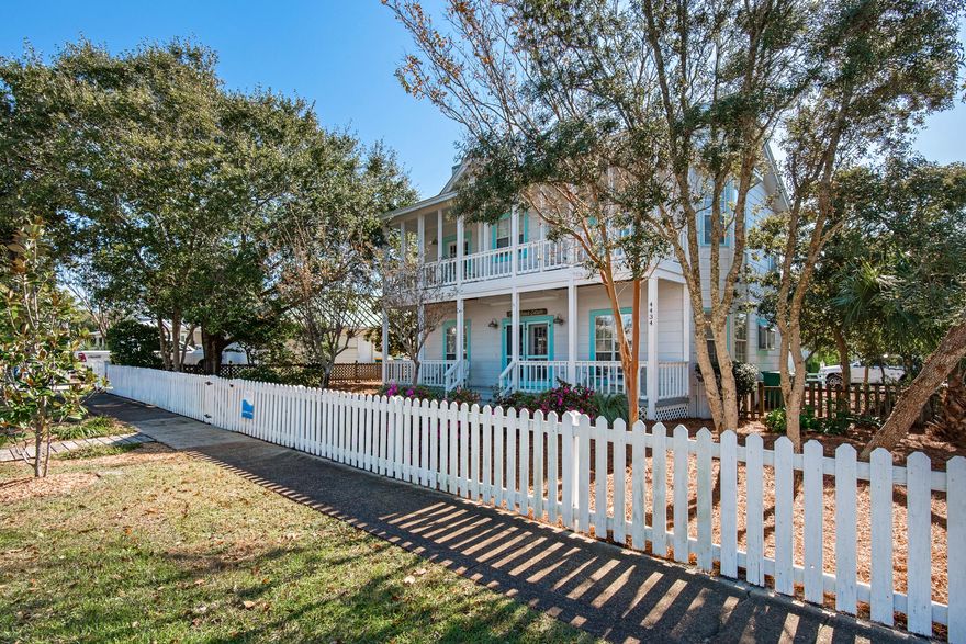 RARE FIND! CORNER LOT IN THE HEART OF CRYSTAL BEACH! This exquisite coastal retreat POOL HOME offers the comfort of a 3 bedroom +4th bedroom/office/custom bunk room in a fantastic location! Just steps from beach access, this recently renovated haven radiates charm and luxury. The white picket fence gives way to the 'old beach' feel and memories. The private heated pool invites relaxation, while the expansive outdoor area, including a serene screened-in back porch with new patio furnishings, is perfect for al fresco living. The kitchen boasts storybook cabinets, endless quartz countertops, a custom backsplash+ more! The master suite is a true sanctuary, featuring a private balcony, an opulent en suite bath with double vanities, a clawfoot soaking tub+separate steamy glass shower. More...