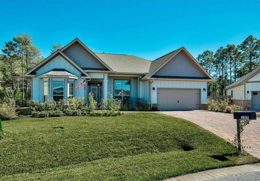 Welcome to Cypress Breeze, one of South Walton's most popular communities featuring a most luxurious pool! This home rests on one of the neighborhood's most prime lots, offering lots of privacy and backing up to the state forest while just a short walk on the trail to 30A. The wonderful interior of this house offers 3 bedrooms plus a large office/bonus room,rich mocha hardwoods throughout, upgraded kitchen appliance package featuring GE Profile stainless steel appliances, granite counters, and beautiful wood cabinetry. The bathrooms feature soft close commodes, upgraded shower tile, and huge walk in master closet. Room finishes include chair rails, tray ceilings, baseboard and crown molding. The back deck backs up to the state park for wonderful privacy and natural adventure !