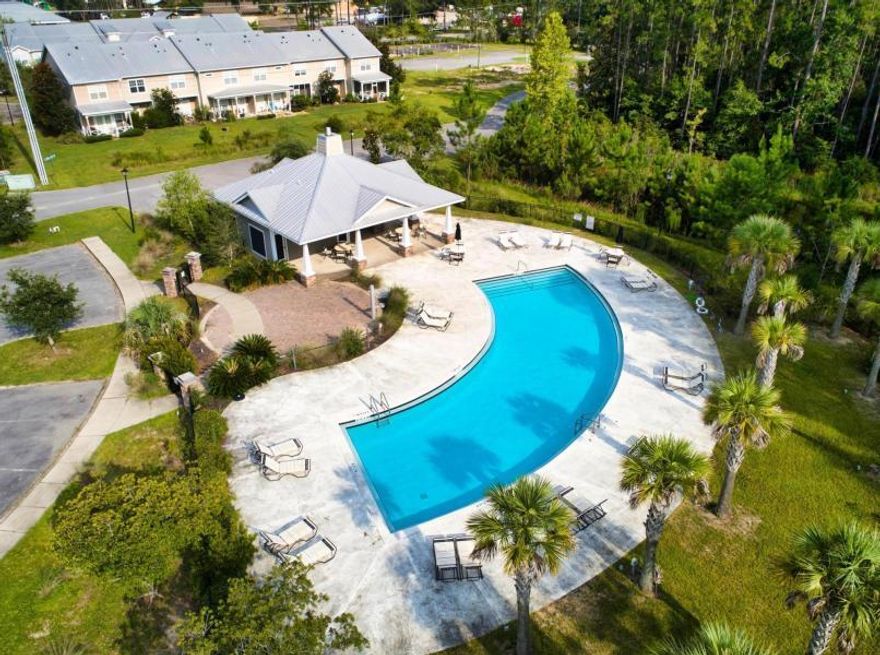 Welcome to 191 Date Palm Lane, a stylish and comfortable 3-bedroom, 2.5-bath townhome nestled in the growing community of Freeport, Florida. This beautifully designed home features an open-concept layout with luxury vinyl plank flooring, flush-mount LED lighting, and a modern kitchen complete with quartz countertops, stainless steel appliances, a spacious island, and a separate pantry. Upstairs, the primary suite offers a private retreat with dual vanities, a walk-in shower, and ample closet space, while two additional bedrooms share a well-appointed full bath. Enjoy the convenience of an attached garage and a cozy covered back porch, perfect for relaxing at the end of the day. This townhome is part of a vibrant community that offers residents access to fantastic amenities, including a sparkling pool, a pickleball court, a children's play area, and a covered pavilion. Trash removal and landscaping services are included in the rent, making for low-maintenance living.

Located just a short drive from the sugar-white beaches of the Gulf of Mexico, including popular destinations like Santa Rosa Beach and scenic 30A, this property offers the best of coastal Florida living. Outdoor lovers will appreciate the proximity to local parks such as Eden Gardens State Park, known for its historic mansion, botanical gardens, and peaceful bayou access. Whether you're looking for a relaxed lifestyle or quick access to the beach, shopping, and dining, this townhome is a perfect place to call home.  In addition, this community is convenient to both Eglin AFB and Tyndall, making it a great option for our Military friends. Call today!