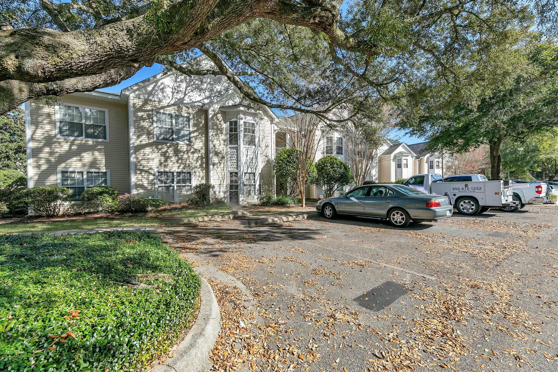 Second floor unit in The Oaks! This is a great opportunity to own a 2 bedroom, 2 bath unit in one of Niceville's most popular and conveniently located residential complexes. Easy Commute to multiple military bases, Northwest Florida College, schools, shopping and beaches, you cannot ask for a better central location. Washer and Dryer convey. HOA fees cover condo insurance, maintenance and use of pool, trash, recycling, cable TV and landscaping. The seller replaced  both toilets, added vinyl flooring to kitchen and bath, New roof in 2022. Master bathroom is with a tub and Hall bathroom is with a shower. Buyer to verify all measurements and dimensionsListing agent has resourced lot information from the County Property Appraiser's website. While the listing agent believes that the acquired information is accurate and true, the buyer and/or buyer's agent should verify all details related to this property prior to purchase.