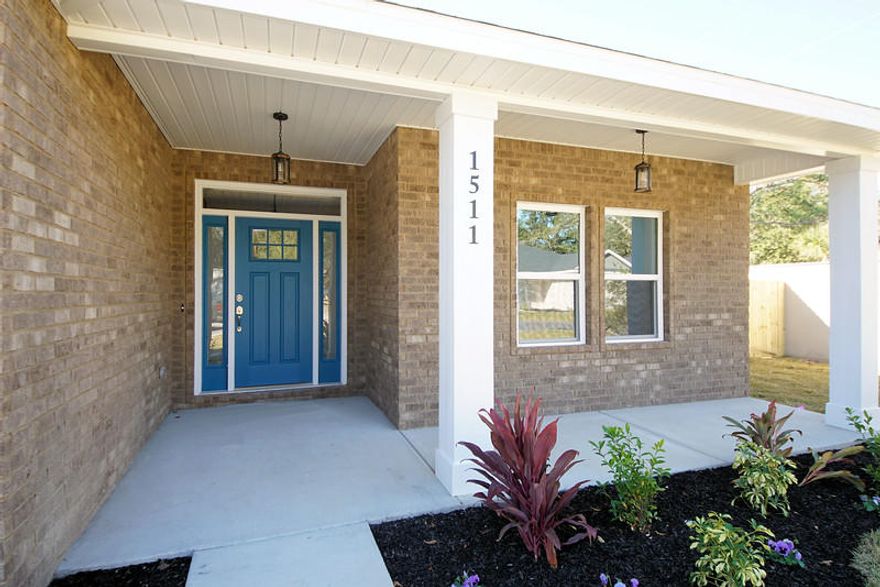 5 bedroom all-brick home with front porch. UNDER CONSTRUCTION-Est. Completion Dec 30th. Buyer may select interior and exterior colorsfinishes dependent upon current stage of home. Tile throughout living spaces and bathrooms with carpet in bedrooms. 5 bedroom/3 bathroom home with office/sittingarea off master bedroom, open concept floor plan with kitchen and 10' island open to living area and breakfast area. Privately fenced backyard, covered back patioroom for a pool. 2 kitchen pantries, stainless appliances, built in microwave, granite counters, soft close cabinetry. Master bath tiled shower/separate tub. Laundryroom. 2 car garage.**photos are of similar homes with same floorplan. Builder has additional lots on street in which buyer could build to suit. 1 year builder warranty.