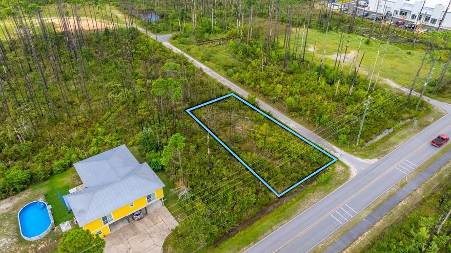 Residential lot with a current land use of Conservation Residential. Lot is level for easy clearing and all is in zone X. Adjoining lot (MLS 959938) is also available at same list price. Just a short drive down Thompson Rd to 30 A and the beaches in the Dune Allen Area.