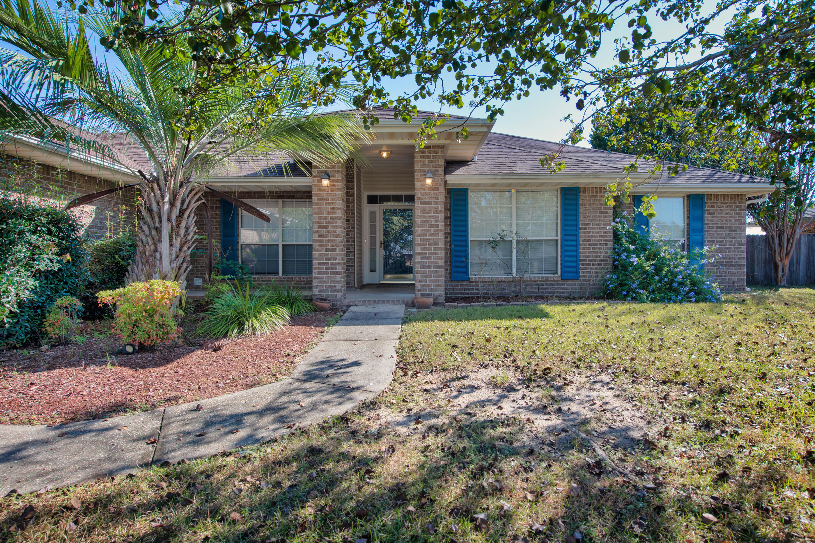 Beautiful SOUTH Crestview home located in the quiet community of Antioch Estates. The large open living room has a fireplace, tile floors, and access to the screened in Florida room. The kitchen has granite countertops, stainless steel appliances, and eat in kitchen. In addition to the four bedrooms, there is also an office and formal dining room. Additional features include tile throughout, fenced in backyard, and expanded driveway.