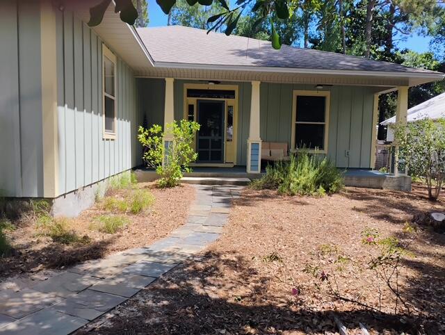 Welcome to 132 Chrysler Avenue -- a serene retreat in the highly sought-after Point Washington area of Santa Rosa Beach. This spacious, single-level home offers the perfect blend of privacy, comfort, and coastal charm. Step out onto the expansive screened-in back porch spanning the entire width of the home--ideal for relaxing, dining, or entertaining while overlooking the nice size backyard and the hot tub.Enjoy the peace and quiet of the property, just one blocks from public access to the beautiful Choctawhatchee Bay. Inside, you'll find a light-filled open-concept living, dining, and kitchen area, perfect for everyday living and gatherings. The primary suite boasts a walk-in closet, soaking tub, and separate shower. bedrooms are good sized and share a bathroom with a walk in shower. Yard is fenced. 2 Car attached garage is oversized with sink and plenty of room for a small workshop area. Bay access is just one block away with steps going to the water and seating area.