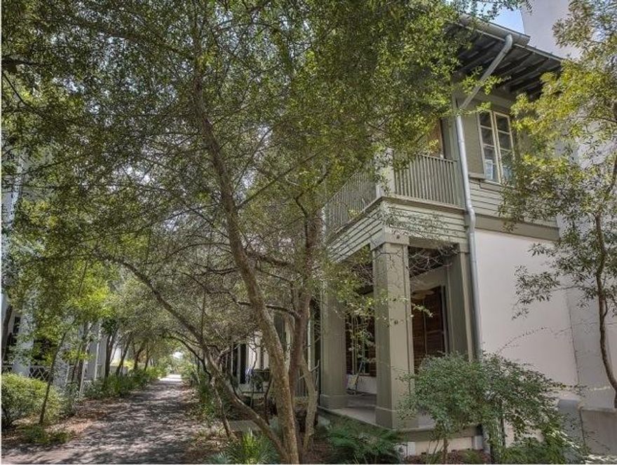 This beautiful beach cottage is located south of Hwy 30-A along one of the amazing boardwalks in Rosemary Beach. Just a few steps away is the Coquina Pool, the Eastern Green and the white sugar sand along the Emerald Water of the Gulf. The main house has 5 bedrooms, 4.5 baths and features white oak floors throughout, 4'' plantation shutters, granite counter tops, stainless appliances and walk-in pantry. The living area on the entry level offers 2 comfortable sitting areas, a fireplace, a large open kitchen with breakfast bar and a dining area seating 8. The 2nd level offers 4 comfortable guest bedrooms uniquely positioned around the dramatic oak stairway to the very private Master and en-suite bath. The carriage house provides the 6th bedroom, a full bath, kitchen and living