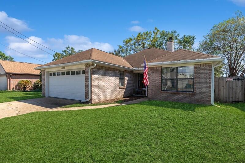 Welcome home! This well-kept 3-bedroom, 2-bath corner lot home features a split bedroom floor plan for privacy and comfort. Warming the heart of the home is a cozy wood fireplace. The roomy kitchen and dining area provide ample space for gatherings. Enjoy the versatile Florida room, perfect for a home office or playroom. Relax in your privately fenced backyard. Convenient to shopping, Hurlburt, and Eglin USAF bases, this home offers tranquility and accessibility. Recent updates include a newer HVAC (2020) and water heater (2018). Up to $6,000 in seller concessions for buyer closing expenses and contribution towards roof replacement with an executed contract (see agent notes)Note: Virtual LVP is for demonstration purposes only.