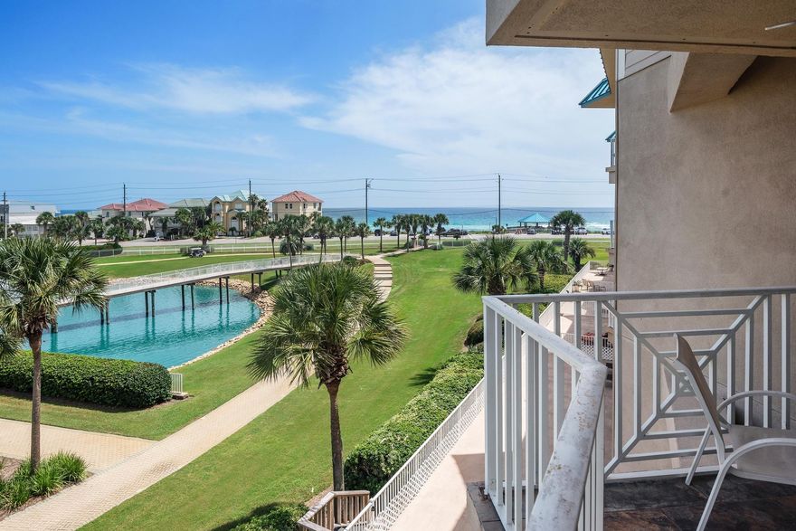 WOW!!! Check Out This Amazing 2 Bed 2 Bath Condo At Amalfi Coast Resort! Great Open Floor With Covered Balcony & Stunning Gulf Views! Incredible Updated Kitchen With New Custom Shaker Cabinets, Britannica Quartz Counter-tops With Waterfall Edge, High End Stainless Appliances, Wine Cooler & Pantry.  Master Bedroom With Large Walk-In Closet & Updated Bath Has New Double Vanity W/ Stone Vessel Sinks & Tiled Shower With Frame-less Glass Door.  Guest Bedroom Has Two Closets, Queen Bed & Trundle, Updated Full Bath Has New Vanity W/ Stone Vessel Sink, Tile Shower & Glass Door!  UPDATES GALORE...  New Wood Grain Tile Floors Through Out, Tiled Patio, Ship Lapped Accent Walls, Craftsman Style Doors, Casings & Baseboards, Back-lite Mirrors In Baths,  Plumbing & Lighting Fixtures, Custom Painted Walls & Ceiling, Front Door W/ Bluetooth Lock, Hurricane Rated Sliding Glass Door, Tank-less Water Heater Ready For Install, All This & So Much More!  Unit Comes With Deeded Parking Space & Storage Locker... Cabana #13 Can Be Purchased Separately. Amalfi Coast Is A Low Rise, Gated & Beautifully Maintained Resort.  Amenities Include 8.5 Acres of Lush Landscaping With Koi Pond & Walking Paths, Two Gulf View Pools, Fire Pit, Tennis Courts, Basket Ball Court, BBQ Grilling Area,  Fitness Center, Owners Clubhouse, Locked Interior Storage Cages Along With Bike, Paddle Board & Kayak Storage.