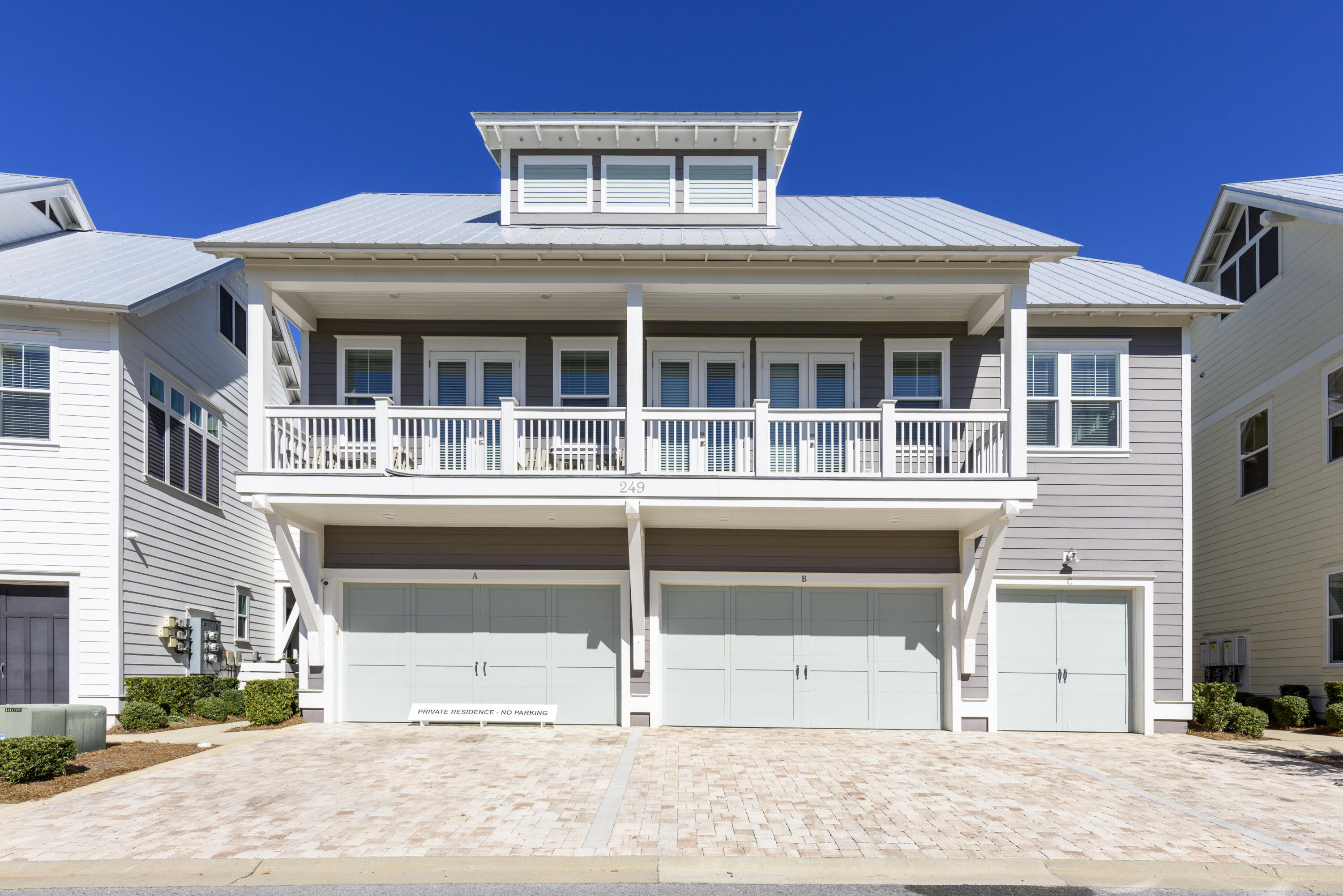 Introducing a world of luxury and convenience with this exquisite Aruba floor plan unit C in Prominence on 30A.  This immaculate fully furnished and TURN-KEY townhouse features 2 bedrooms, 2 bathrooms, a 1-car garage, and 1,293 sq ft of elegant living space. Professionally decorated and finished out with high-end features including a gourmet kitchen with stainless steel appliances, gas stove, farm sink and quartz countertops. The home also offers two king-size beds, tile floors (no carpet), a walk-in master closet, laundry room, and grand 10 ft ceilings finished with nice crown molding. In addition, the building in which the unit is located abuts beautiful Deer Lake State Park, and the home itself features a spacious balcony with a view of an open green space that is perfect for enjoying the Florida weather any time of the year. Ideal for investors or second homeowners, this property is RENT READY and a fantastic place to call your own. Situated close to the resort-style Prominence pool/grilling area and just across the street from The Big Chill(a.k.a The Hub), you can truly enjoy all the amazing features this location has to offer. Prominence is also conveniently located close to beach accesses, including Deer Lake State Park and Bramble Grove Beach. With one of the best central locations on 30a, this unit is a prime opportunity and the perfect place to call your own.

